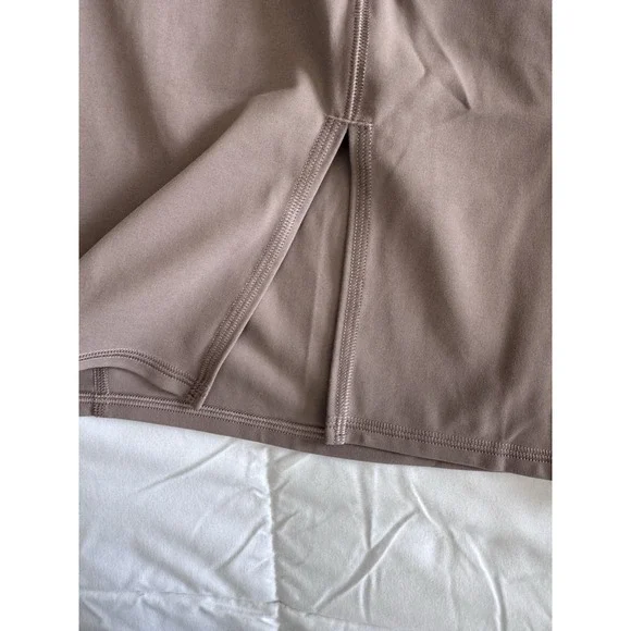 Lululemon Nulu Slim-Fit High-Rise Skirt, TPTC, Size 4, Brown Taupe Stretchy NWT